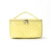 Polyester Striped Makeup Bag With Waterproof Design For Travel And Daily Use