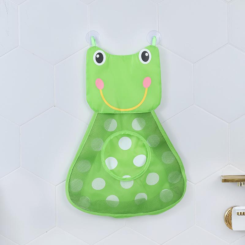 Latest Infant Bathroom Mesh Bag Sucker Style Ideal For Bathing Playthings Children Basket Cartoon Animal Shapes Cloth Sand