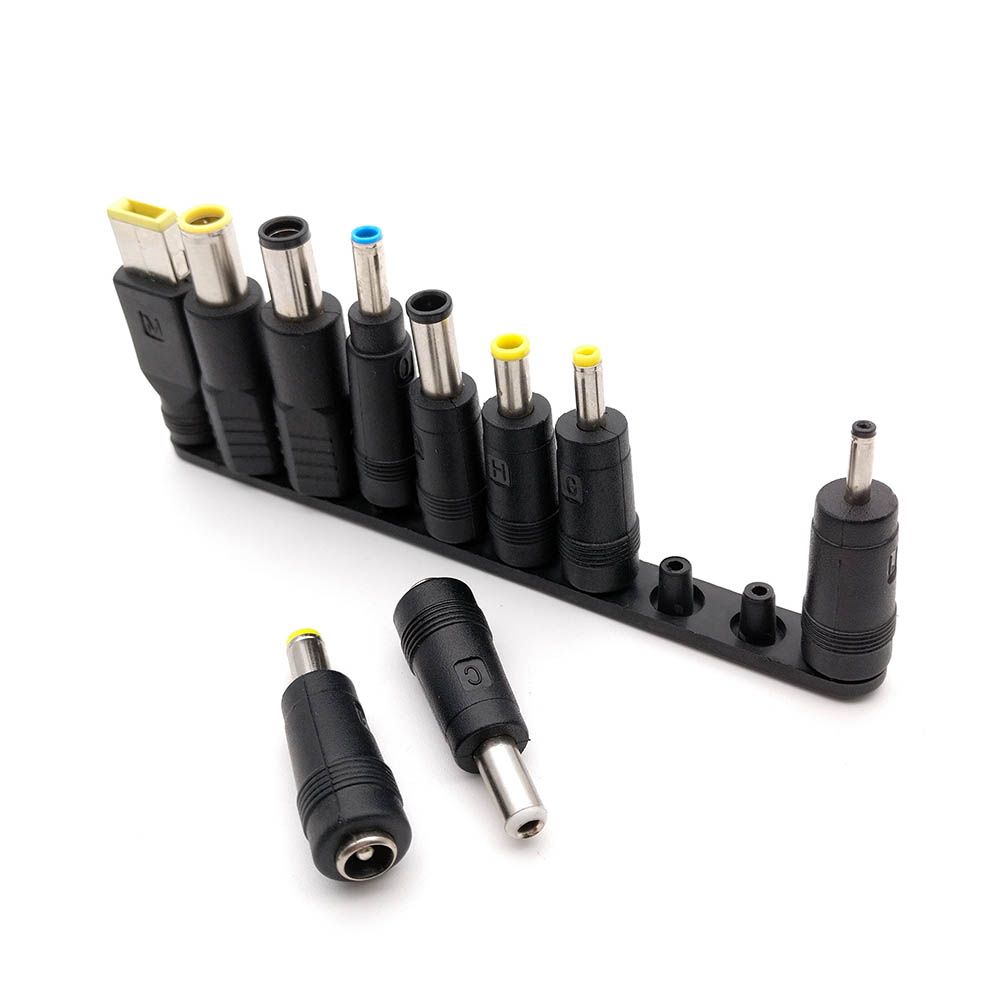 Power Tips To Multi-type Male DC Jack Laptop Adapter Connectors Converter Charger