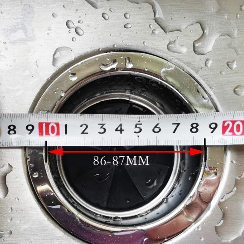 3.39 inch Kitchen Sink Stopper Stainless Steel Garbage Disposal Plug Standard Kitchen Drain Size of 86mm Diameter