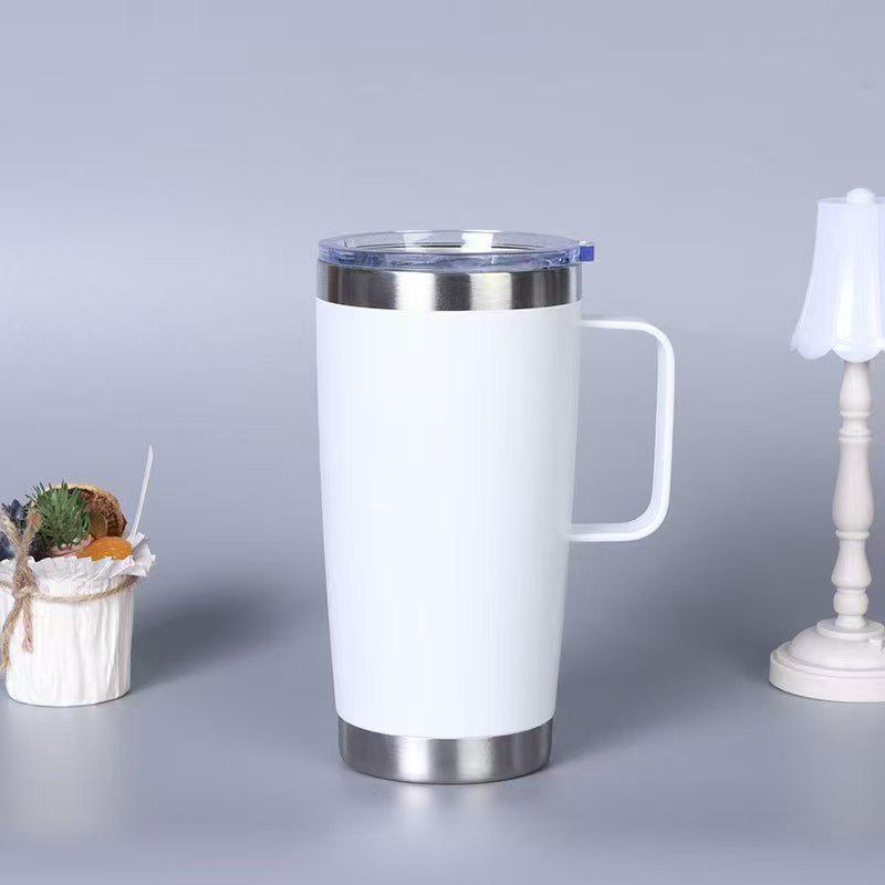 20oz Multicolor Double-Wall 304 Stainless Steel Car Thermos with Lid