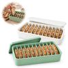 11-Slot Silicone Bread Freezer Box Individual Compartments Freezer Bread Box Freezer Storage