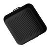 Square Silicone Air Fryer Liner Reusable Non-Stick Mat for COSORI 5QT/6QT Fits Square Baskets
