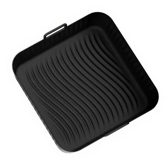 Square Silicone Air Fryer Liner Reusable Non-Stick Mat for COSORI 5QT/6QT Fits Square Baskets