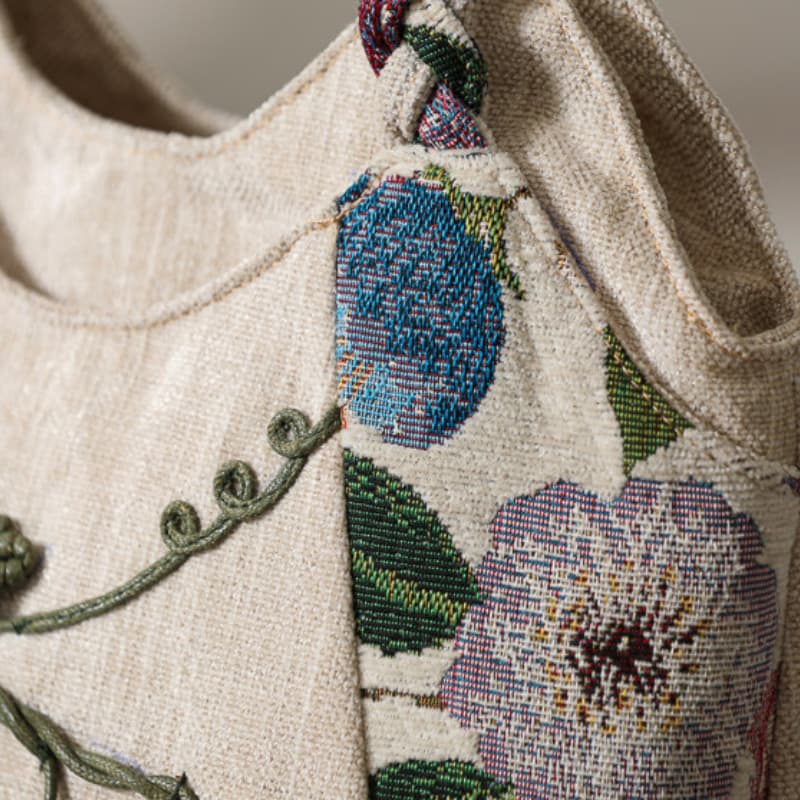 Bohemian Handmade Flower Handbag