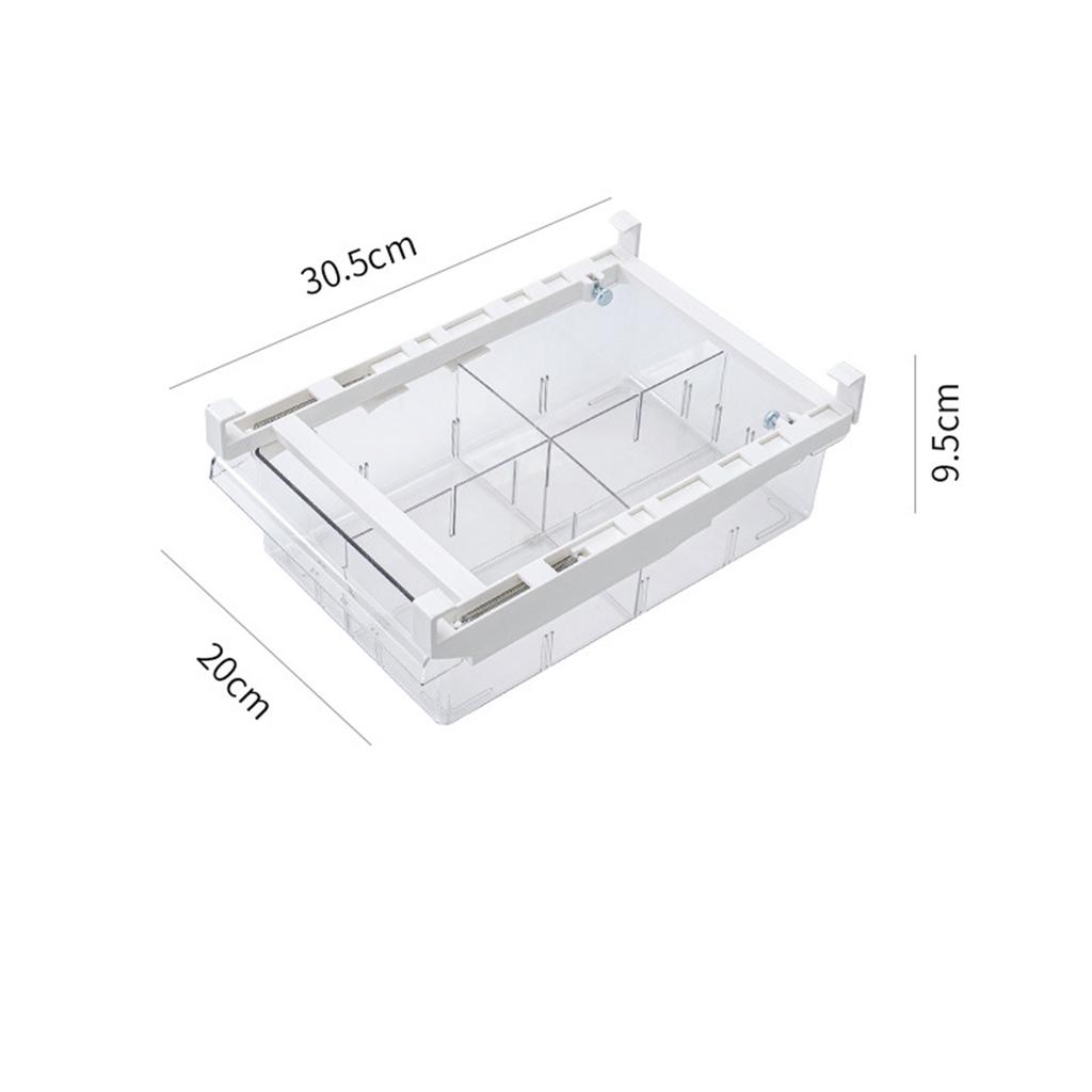Refrigerator Storage Box Portable Basket Large Capacity Vegetables Egg Fruit Holder Clipping Hanging Drawer Kitchen Storage