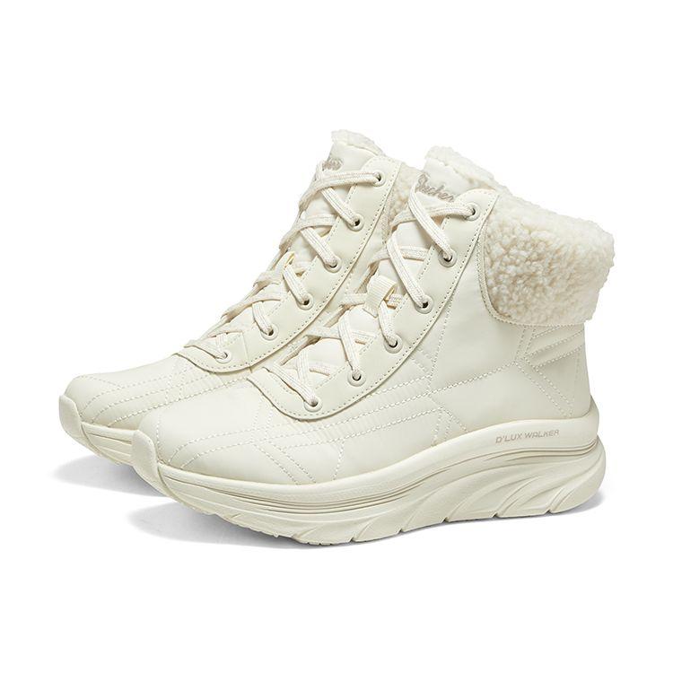 Skechers Modern Comfort Warm Durable Mid-Calf Snow Boots Women Boots Beige 167852-NAT