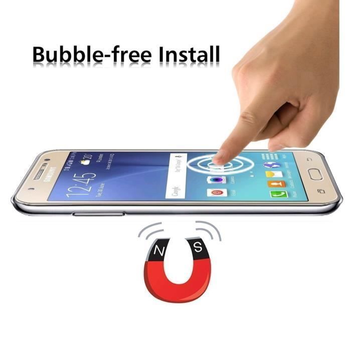 Film Vitre Protection Ecran - Phonillico® - SAMSUNG GALAXY J5 2015 - Verre Trempé - Ultra Résistant - Blanc
