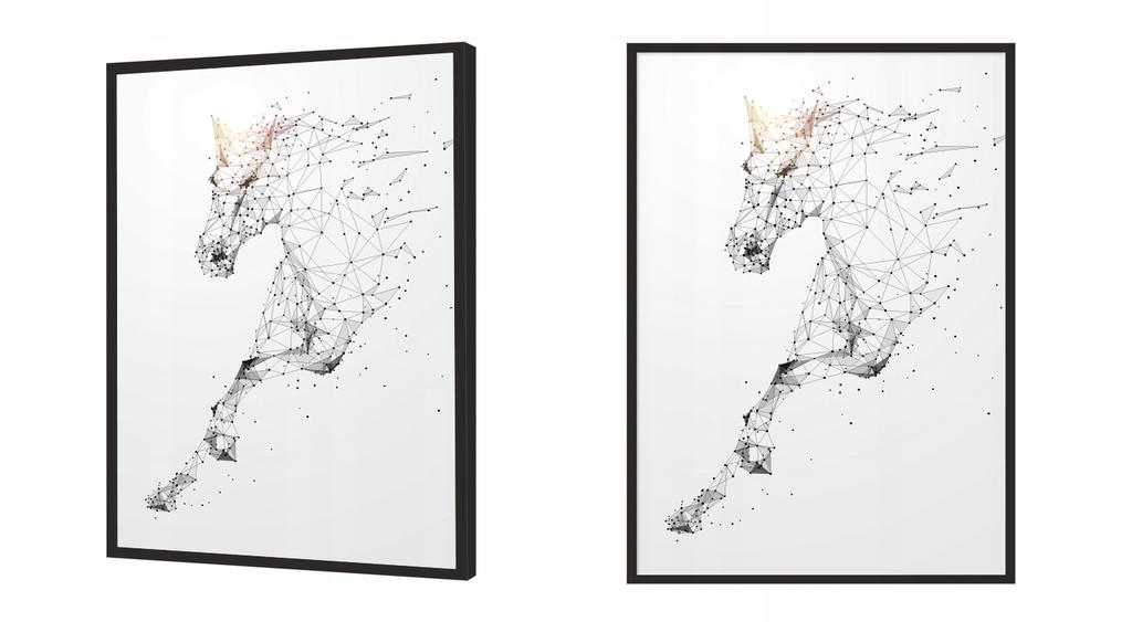 Picture poster In a frame 43x33 cm Horse P703