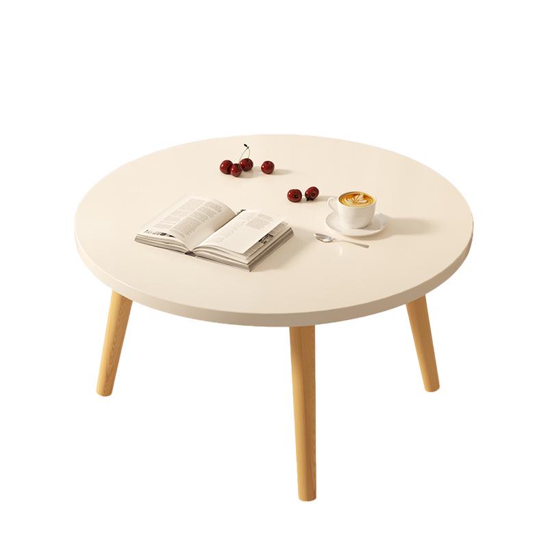 Round Coffee Table - Small, Stylish, Minimalist Side Table for Home, Balcony, or Sofa.
