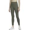 Nike Solid Color High Waist Slim Fit Training Pants Women bottoms Green DM7279-222