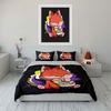 Cute Fox Noodle Art Set Soft Comfortable Duvet Cover Bedding Set Included 1*Duvet Cover & 2*Pillowcases, Gift