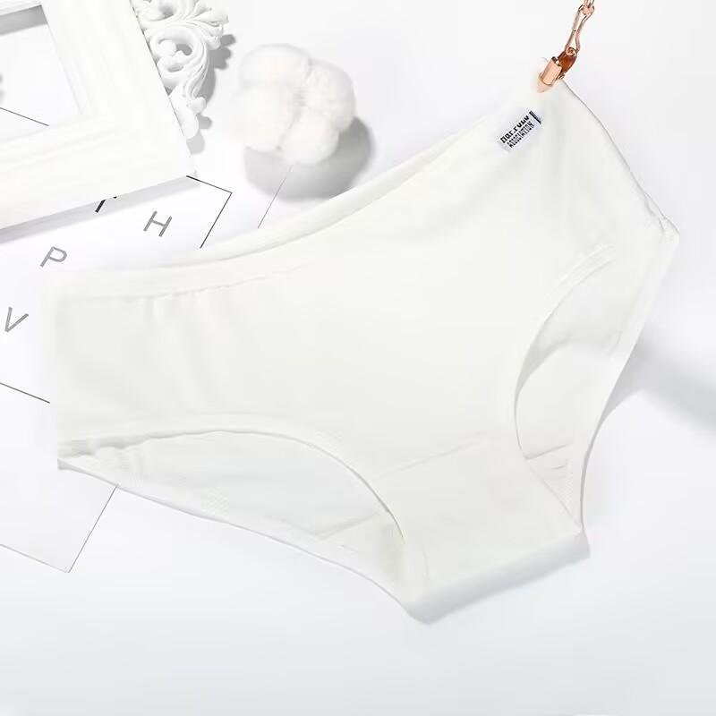 10 Stück Zufällige Farbe Damen Baumwoll-Slips Höschen Bonbonfarbene Unterhosen