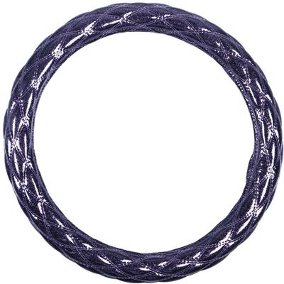 Jet Inoue Double Stitch Steering Wheel Cover Purple Metallic 588585 A-type LM-B (41cm)