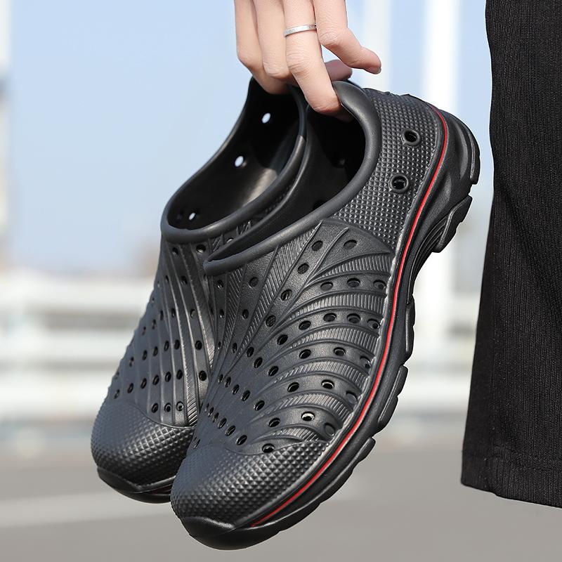MAEDEF Men's Sandals Non Slip Breathable Lightweight Clogs Fishing Shoes for Men Indoor Outdoor Beach Casual Slippers Men Shoes