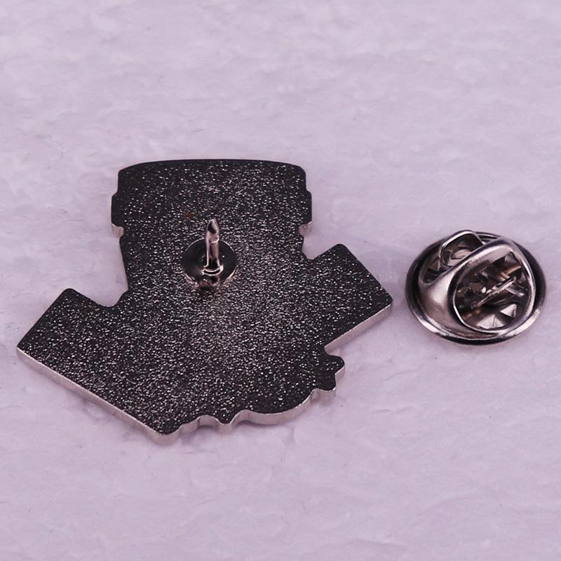 Mocha Coffee Glitter Enamel Pin - Chocolate Brooch & Fashion Accessory