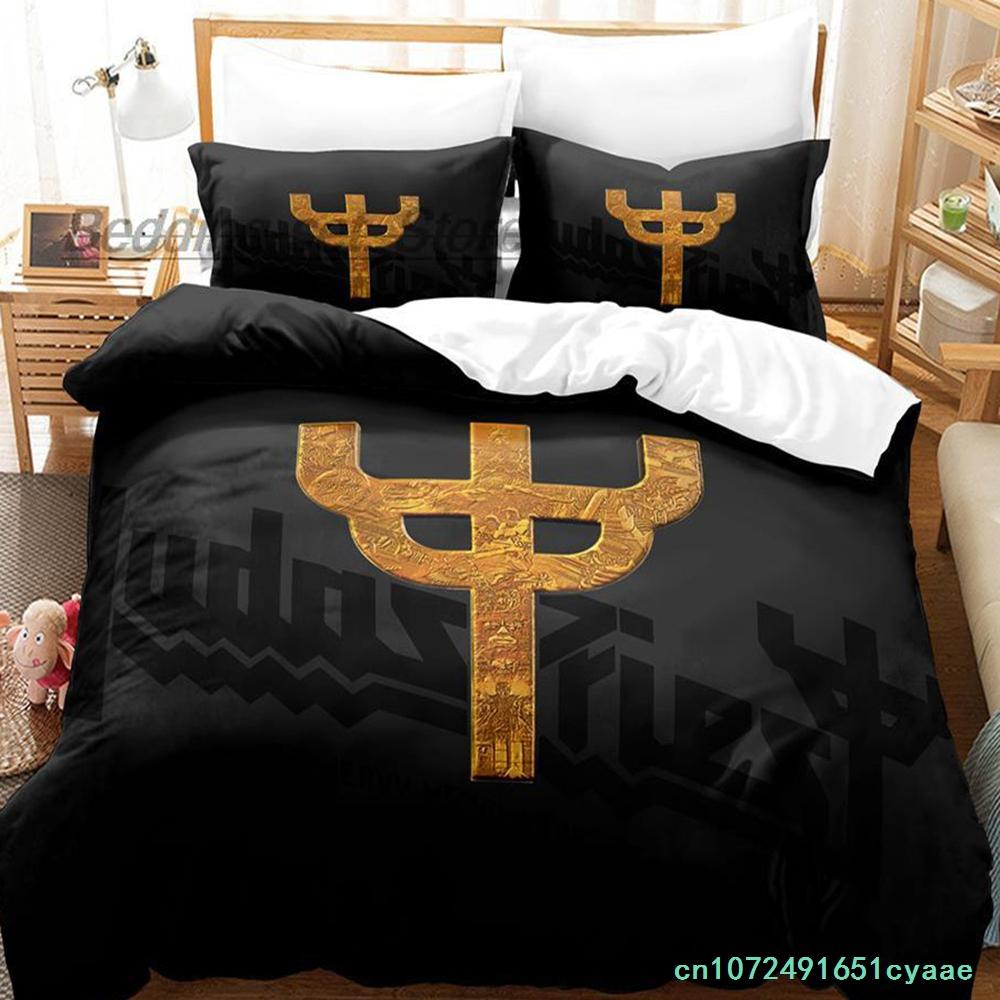 Judas Priest Bedding Set Single Twin Full Queen King Size Bed Set Aldult Kid Bedroom Duvetcover Sets 3D Print Bed Sheet Set