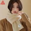 Peak Unisex Solid Color Knitted Winter Scarf