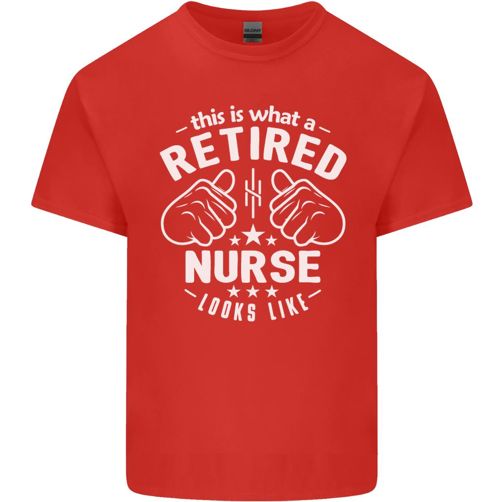 This Is What a Retired Nurse Looks Like Unisexs Light Cotton TShirt