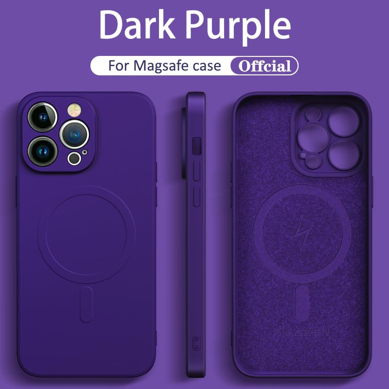 Official Liquid Silicone For Magsafe Magnetic Wireless Charge Case for iPhone 14 13 12 Mini 11 Pro Max X XR XS 7 8 Plus SE Cover