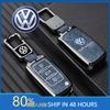 For VOLKSWAGEN VW Zinc Alloy Leather Car Key Cover Fob Case Shell For Volkswagen VW Polo Tiguan Golf 4 5 Jetta Beetle Scirocco P