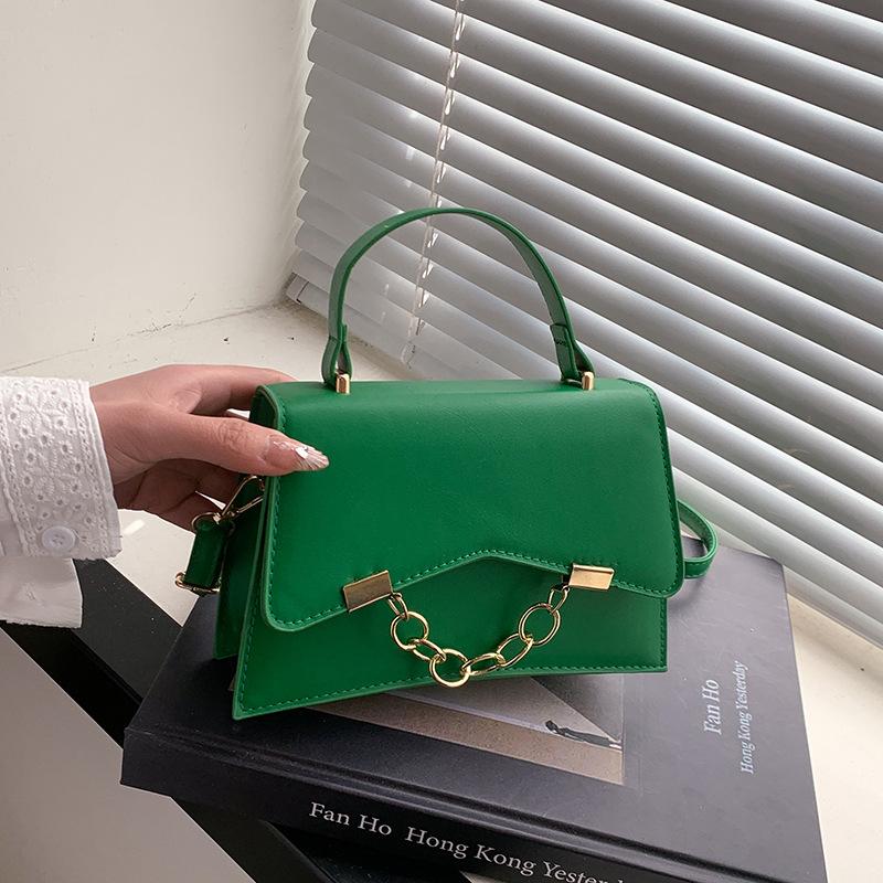 Premium temperament handbag 2025 spring new niche design versatile ins messenger bag small square bag women's bag