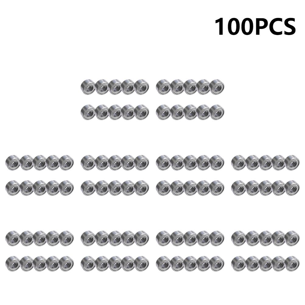 200pcs High Speed Bearing Miniature 685ZZ Axle Bearing Strong Load Capability Carbon Steel Replacement Power Transmission Parts