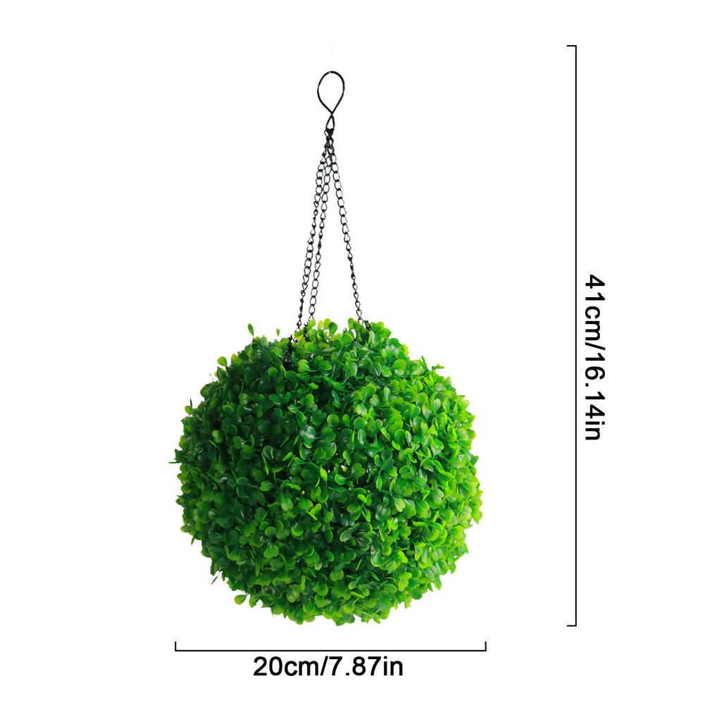 Artificial Plant Topiary Ball Decorative Solar LED Lights For Garden Party Outdoor Wedding Home Decor Artificial Boxwood Balls