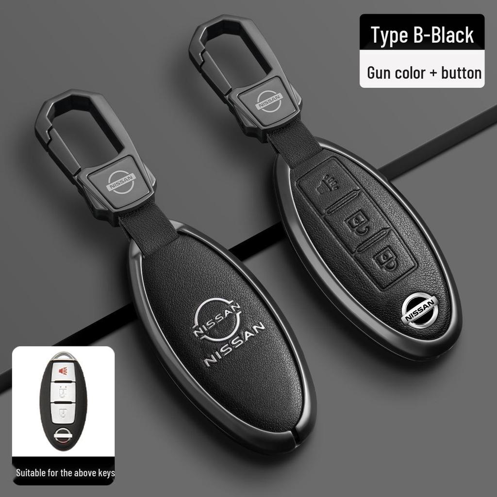 Key Covers for Dongfeng Nissan Models: Sylphy, Teana, Qashqai, Tiida, X-Trail, Kicks, Sunny, Classic, and 14th Gen Murano.