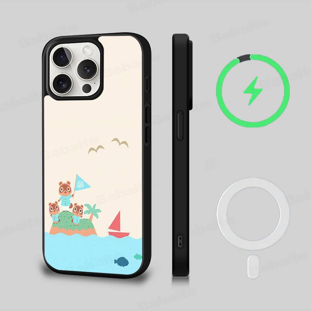 Game A-Animal C-C-Crossing Magnetic For Magsafe Phone Case For IPhone 17 Air 16 Pro Max 15 14 13 12 11 Protective Cover iPhone 15 pro