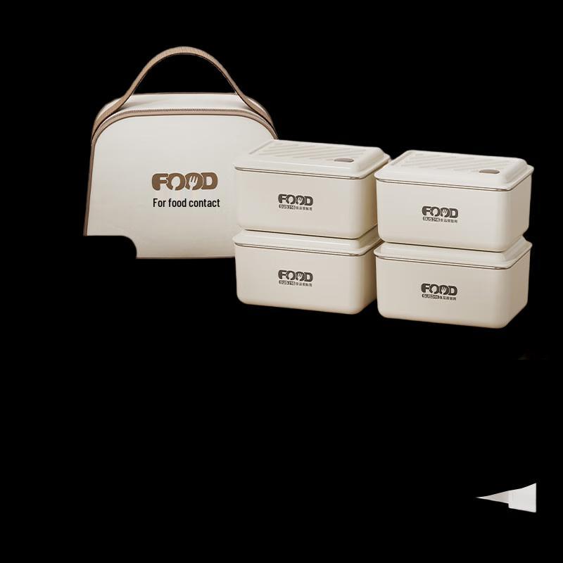 Linpanke Microwave-Safe Stainless Steel Lunch Box Set
