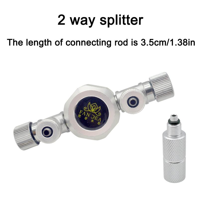 Stainless Steel Multi Way Aquarium CO2 Splitter Distributor Check Valve Solenoid Valve CO2 Regulator Fish Tank Accessories