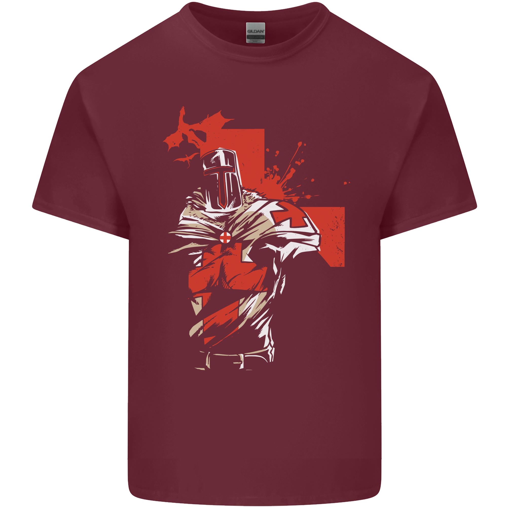 St Georges Day Knights Templar Crusader Unisexs Light Cotton TShirt S