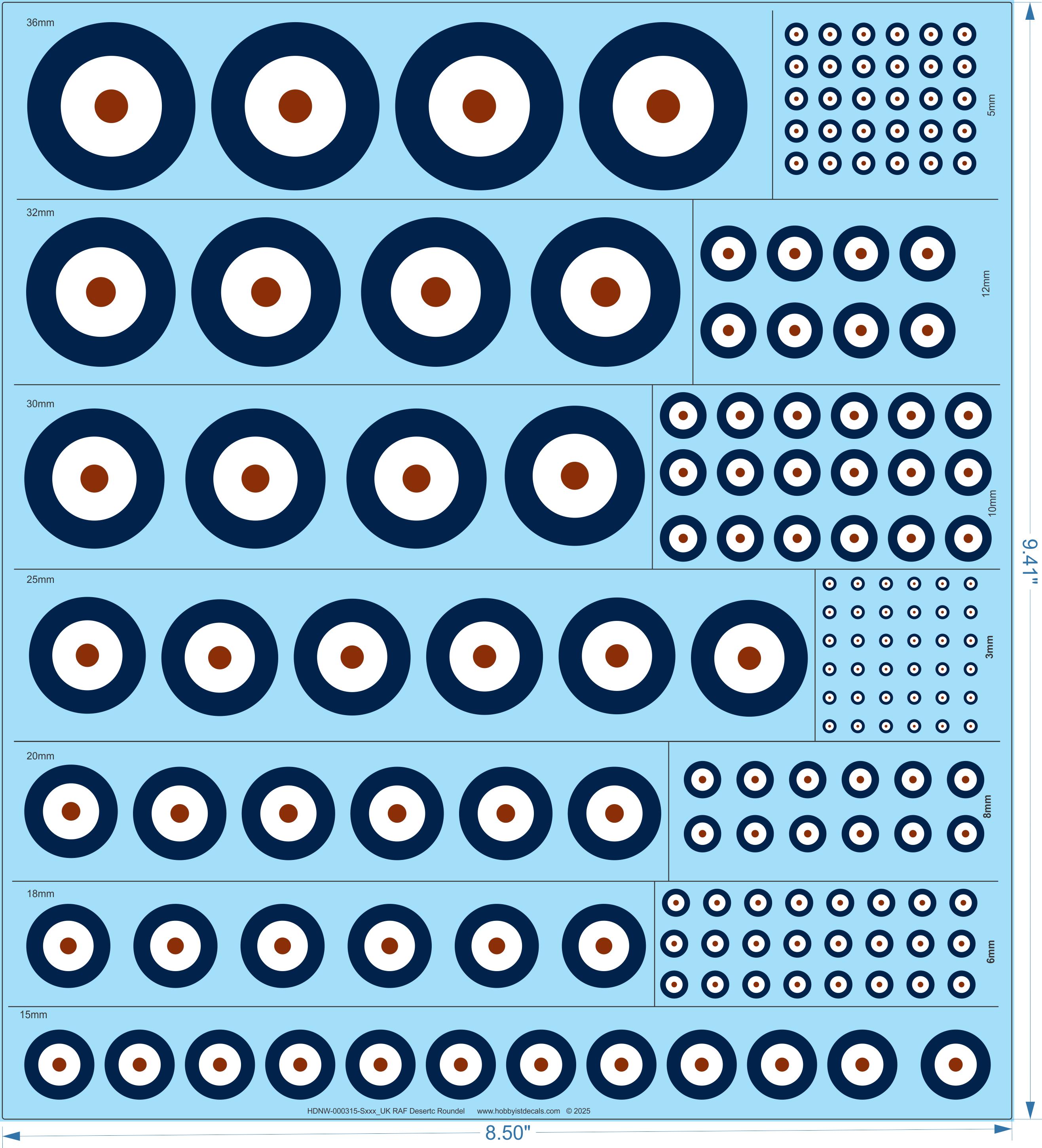 UK RAF Desertc Roundel