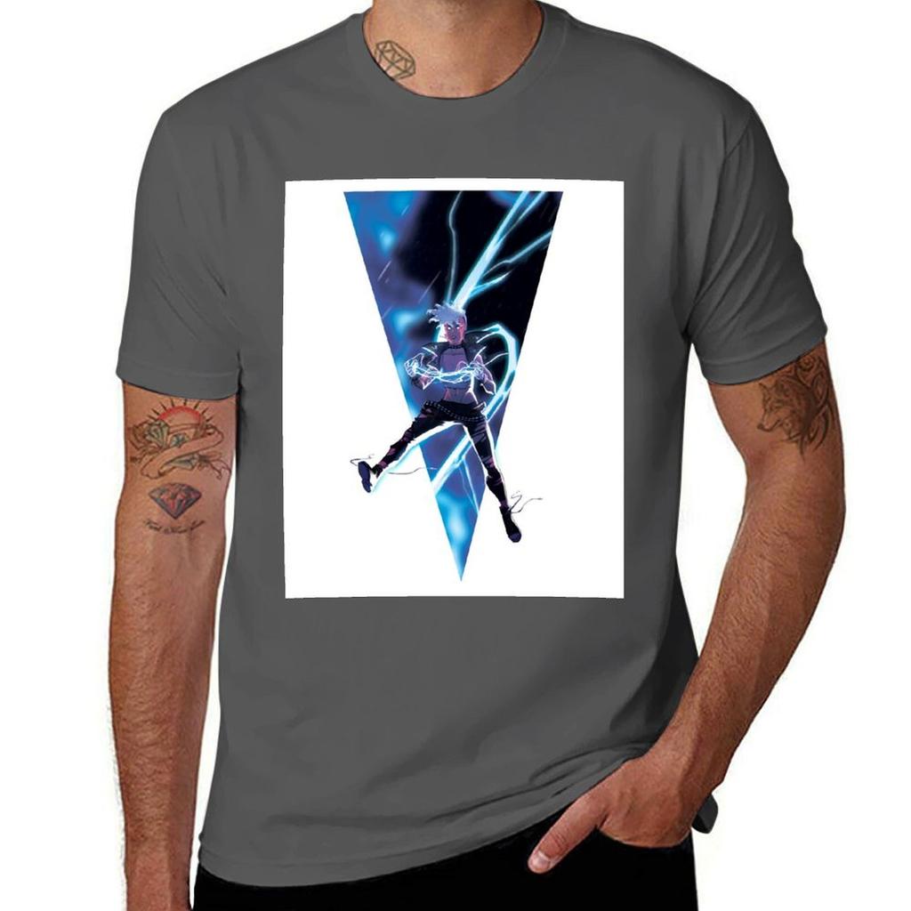 Punk Storm Tshirt Work Short Sleeve Cotton Top