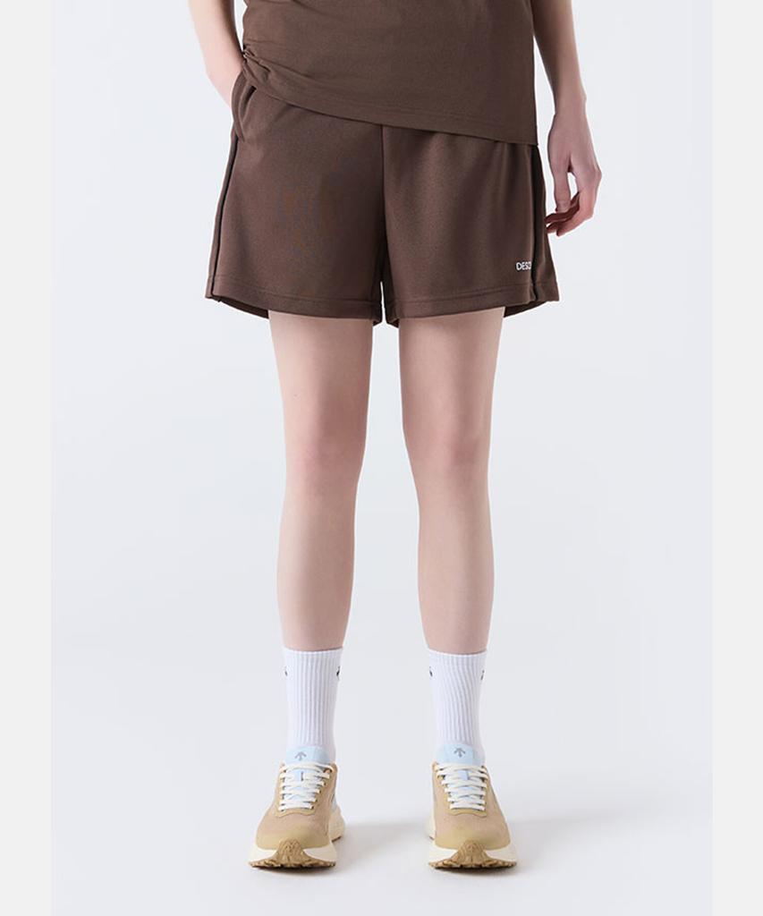 DESCENTE Women'S Track Jersey Shorts Brown (Sq122Rkh39)
