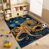 Multiple Sizes Octopus and Starry Night Carpet for Living Room Bedroom Sofa Home Decor Rug Non-slip Floor Mat Luxury Gift