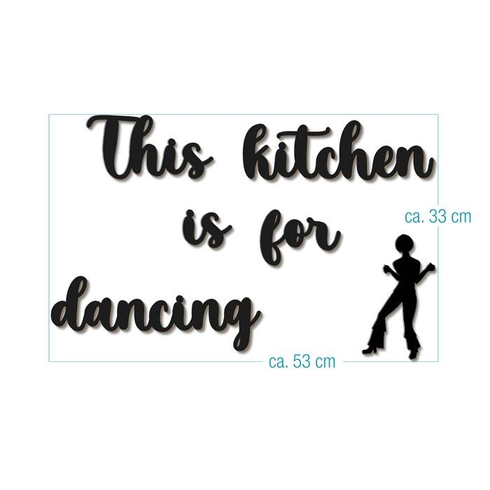 Décoration murale - Papierdrachen - 261-007-009 - Bois - Slogan - Moderne