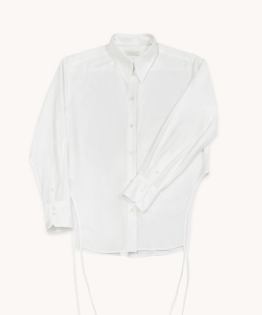 RUBATI Side Cutout Strap Shirt_White