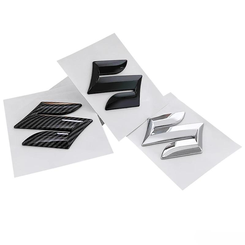 8cm 10cm ABS Car Logo 3D Badge Sticker for Suzuki Swift Sport Jimny Grand Vitara Alto SX4 Alivio Samurai Side Emblem Decoration