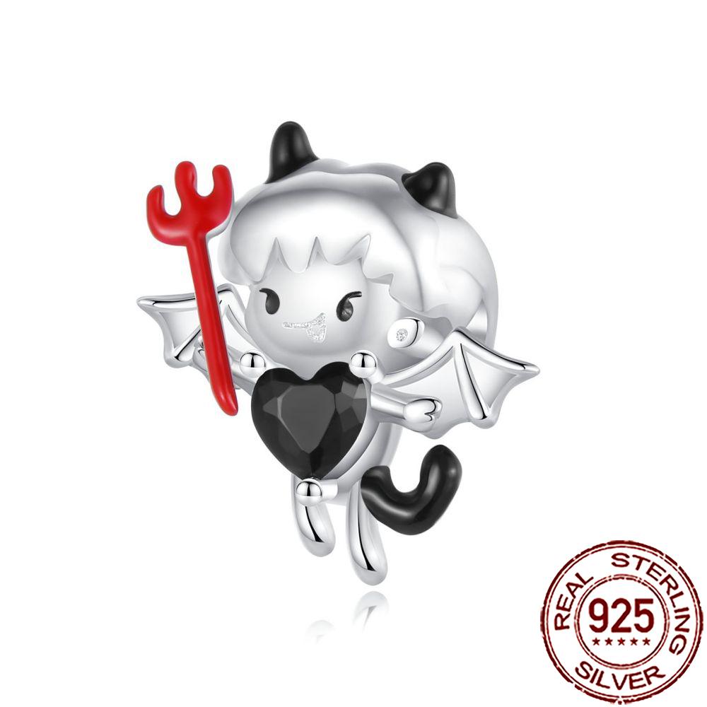 Gothic Charms Copper Halloween Nightmare Skull Skeleton Voodoo Doll Beads Fit Bracelet Necklace Diy Jewelry