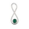 Green Onyx Gemstone 925 Sterling Silver Jewelry Handcrafted  May Pendant 1.66" PP-20-38