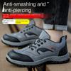 Labor Shoes Men's Standard Steel Head Construction Site Workshop Work Foot Protection Safety Shoes