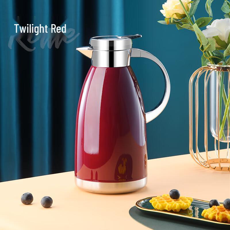 Shangqi 304 Stainless Steel Vacuum Insulated Thermos Pot, Roman Style