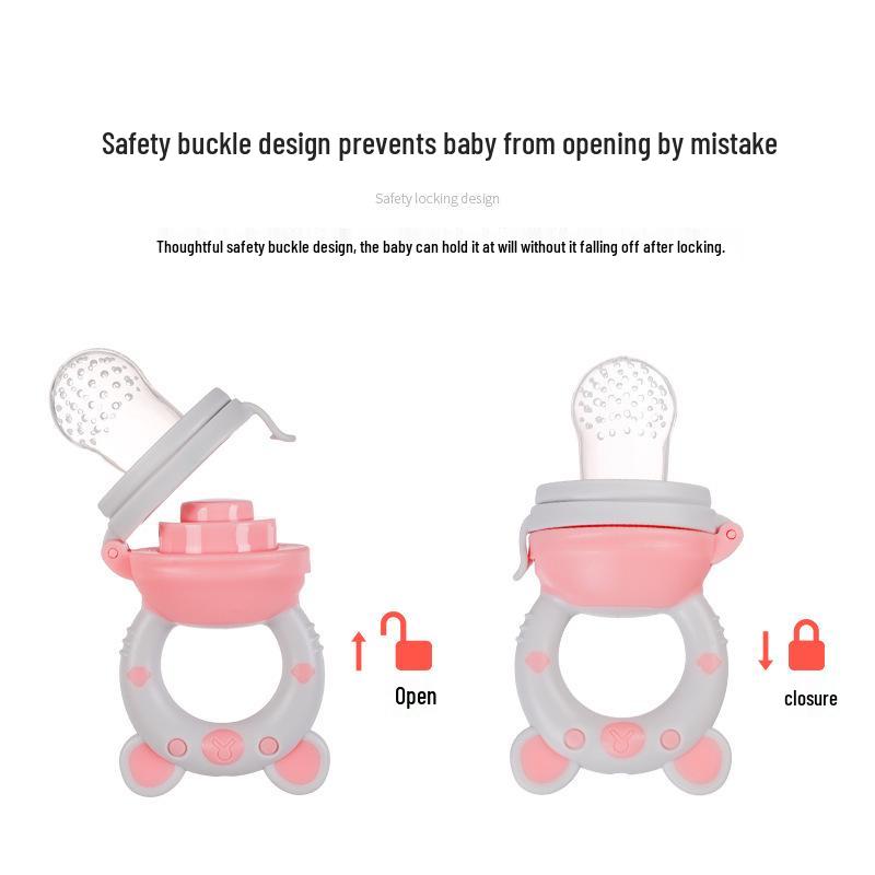 Silicone Teething Stick: Baby Fruit & Veggie Feeder