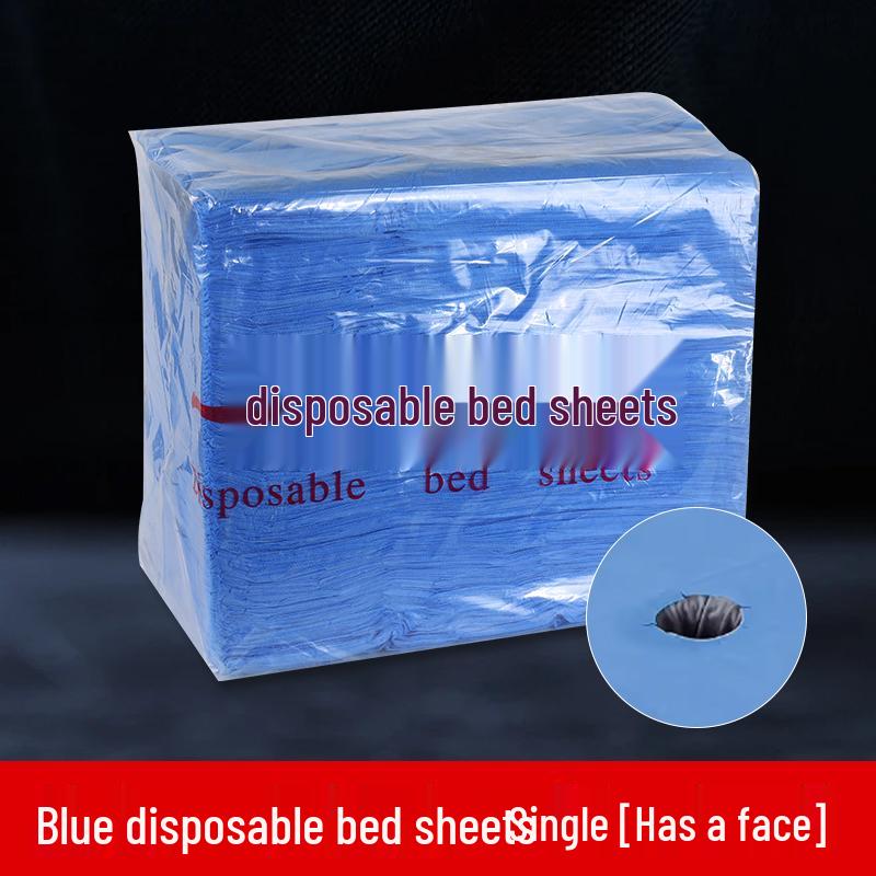 Disposable Waterproof & Oil-proof Beauty Bed Sheets with Hole - 100-Pack
