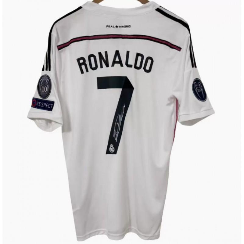 Retro Soccer Jersey Signed Edition Cristiano Ronaldo Beckham Kaka Ronaldinho Messi Short Sleeve Football Shirt Men Women