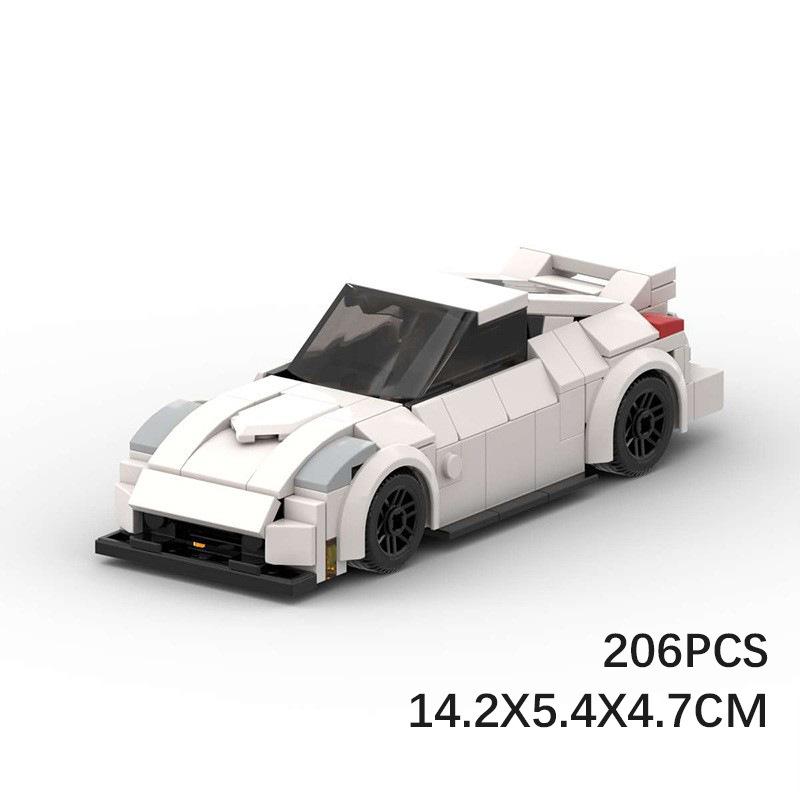 Building Block Compatible, Nissan 350Z Small Particle Building Block Sports Car Assembly Birthday Gift
