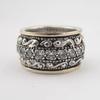 Simple and Retro Ethnic Carved Zircon Men's and Women's Rings
