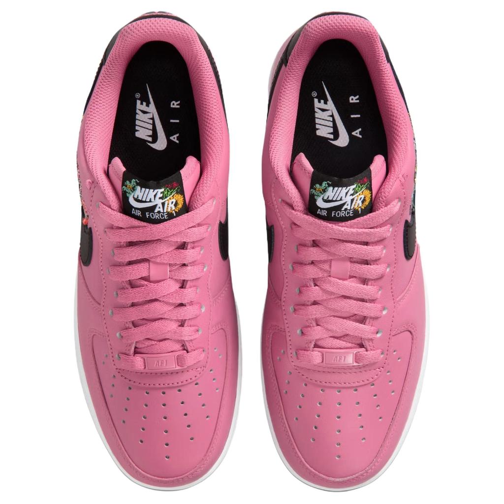 Nike Air Force 1 Low Premium Now Accepting All Flowers - Peony Women Sneakers Pink Black-Metallic-Gold-White IB6644-600